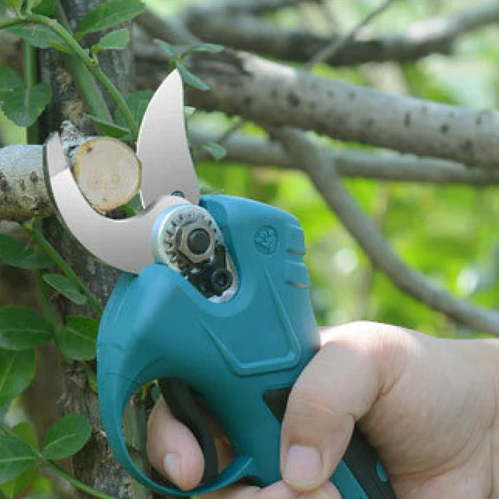 🔥 60% OFF! ✨ ELECTRIC GARDEN SHEARS - Battery Powered & 10mm Cutting Capacity, 2h Fast Charge, Ergonomic Design for Garden and Orchard 🌿🔋
