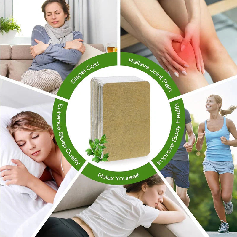 Ginger Pain Relief Patches – Natural Heat Therapy for Aches & Stiffness | Stick It Where It Hurts! 💆‍♀️