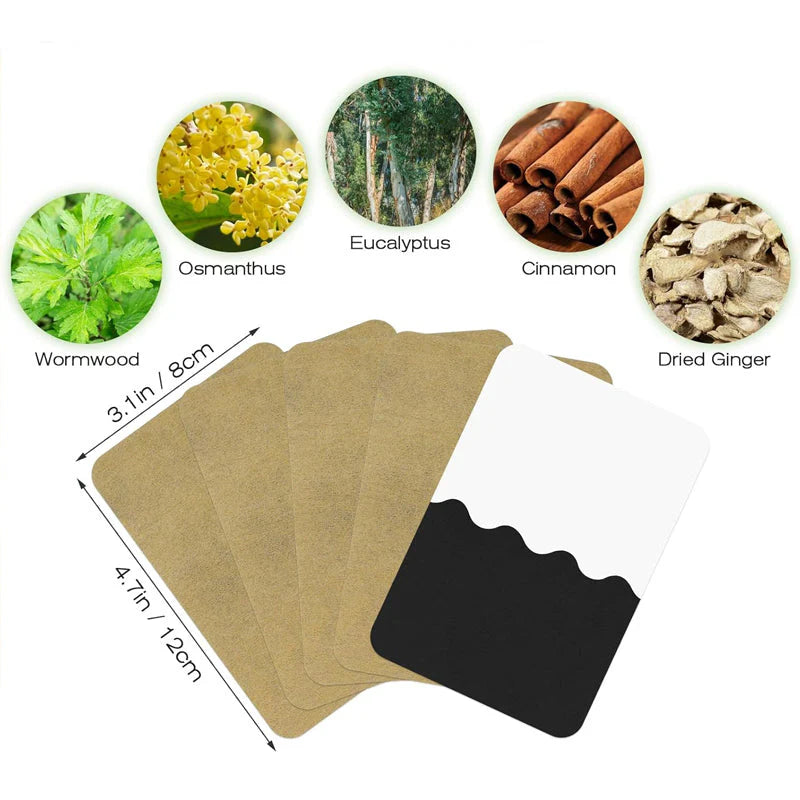 Ginger Pain Relief Patches – Natural Heat Therapy for Aches & Stiffness | Stick It Where It Hurts! 💆‍♀️