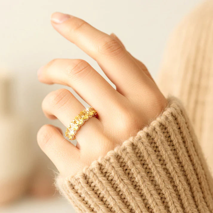 Full Circle Sparkling Zircon Fashion Ring | 🔥Buy 1 Get 1 Free🔥 Secondary image