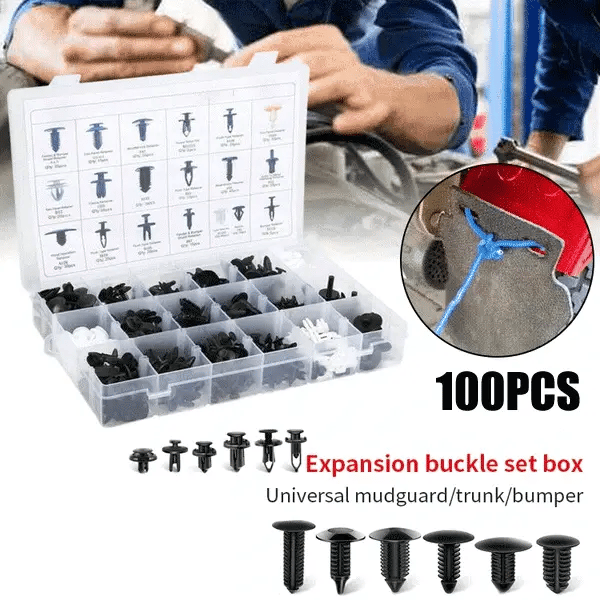 🔥 LAST DAY 49% OFF – 100-pack universal screw clamps – Suitable for car fenders, door panels, C05 C20 C32 B01 D02 A16 car parts. Secondary image
