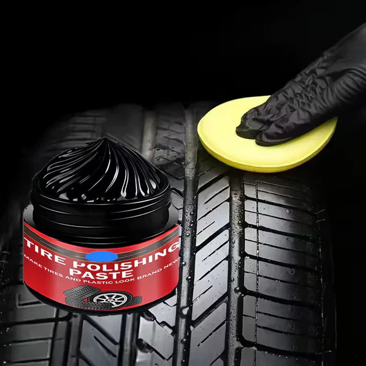 🔥Buy 1 Get 1 Free🔥Car Tire & Trim Renewal Paste – Deep Black Shine, UV Protection & Easy Application 💎