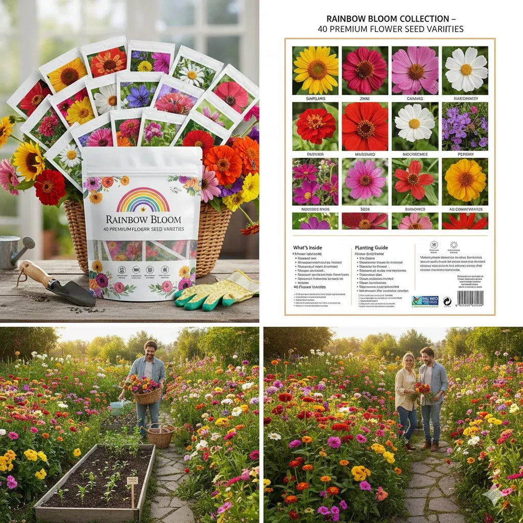 🌷 45 in 1 Flower Seeds Combo Pack | 🔥Buy 1 Get 1 Free🔥 Secondary image